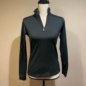 Nike Black Athletic Zip Up Top